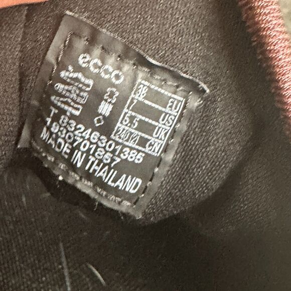 Ecco Exostrike Leather Gore-Tex Hiking Sneakers, Burgundy Wine, Women's Size 7 - Picture 8 of 11